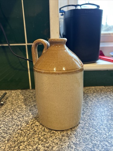 Vintage stoneware two - vintage, two-tone