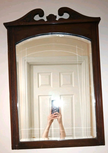 Antique mahogany wall - antique,