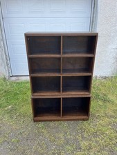 Vintage Oak Bookcase / Mid