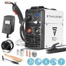 STAHLWERK MIG MAG 160 M full-synergic 5 in 1 combination MIG MAG welder