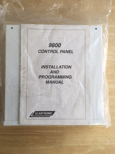 Scantronic 9800 control panel - scantronic,