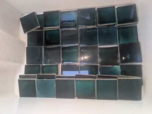 Minton green tiles majolica - green,
