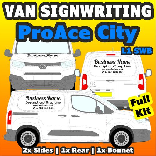 Toyota proace city van sign - van,