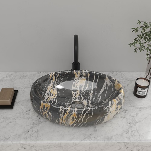 Large 480mm countertop oval - countertop,