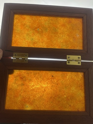 Walnut hardwood amber - amber, mica