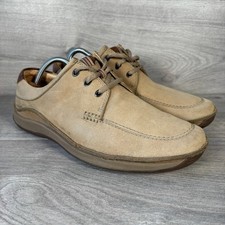 Clarks Trainers Mens Beige UK