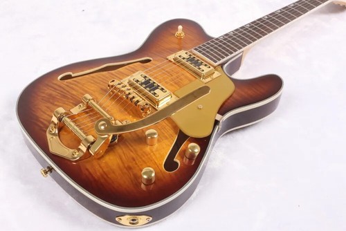 Flame maple top sunburst - top,