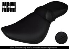 FITS KAWASAKI VN 800 VULCAN CLASSIC DUAL CUSTOM VINYL SEAT COVER BLACK STITCH