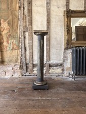 Vintage Tall Black Wooden