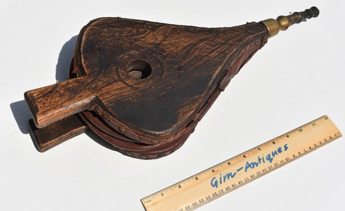 Antique wood leather fire - antique,,