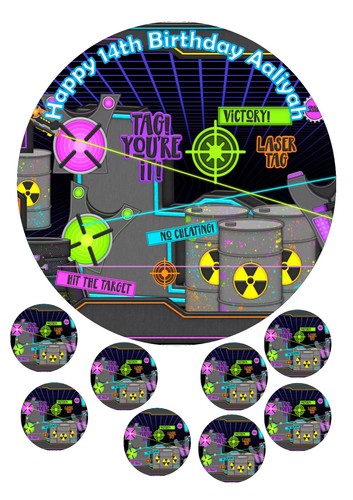 Edible laser tag inch - edible,