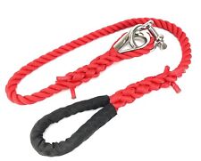 MOORING ROPE STROP -  3 STRAND RED SOFTLINE ROPE CHOOSE DIAMETER and LENGTH