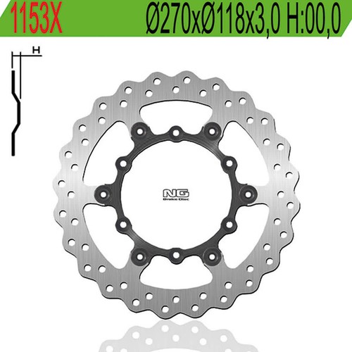 Brake disc 270 fantic - x,