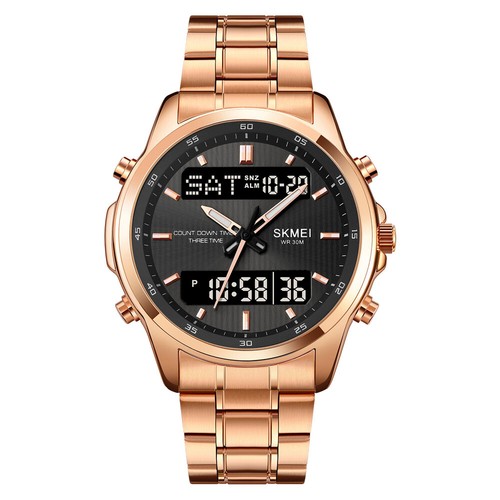 Luxury waterproof analog watch - luxury,