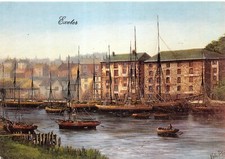 KEVIN PLATT PAINTINGS EXETER TOPOGRAPHICAL POSTCARD UNUSED VERY GD MINT