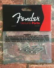 Fender Bass / Telecaster Bridge & Strap Button Mounting Phillips Screws, Chrome