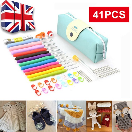 41pcs set crochet hook kit - 41pcs/set,