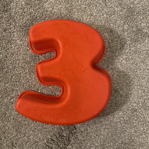 Large silicone number cake - large, 3