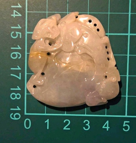 Chinese jade pebble carving - pebble,