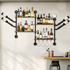 Large Wall Mounted Wine Rack