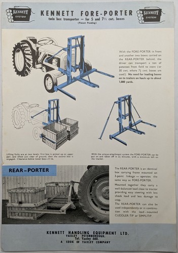 Kennet system fore - fore, porter