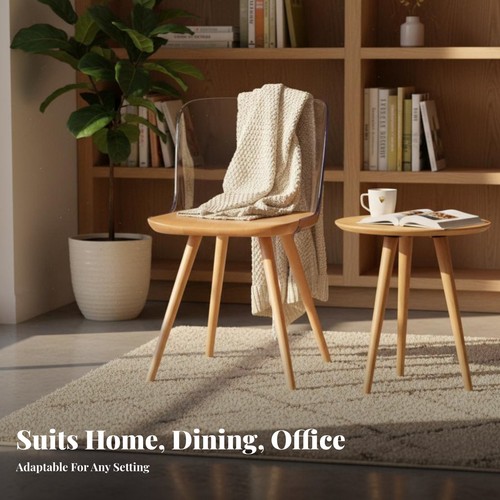 Wood frame clear - clear, chair