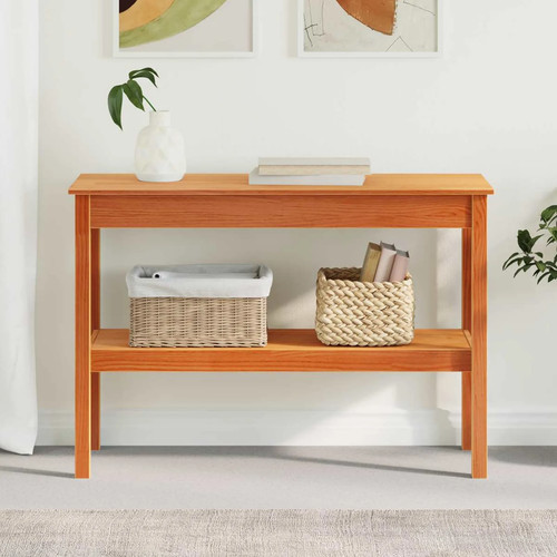 Console table brown solid - console,