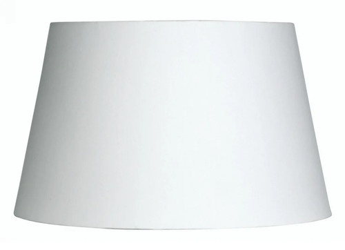 Lampshade white tapered - white,