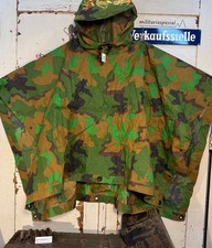 Genuine NL Army Seyntex Rain Poncho Emergency Tarpaulin Jungle Camo. 160 x 200cm New #2669