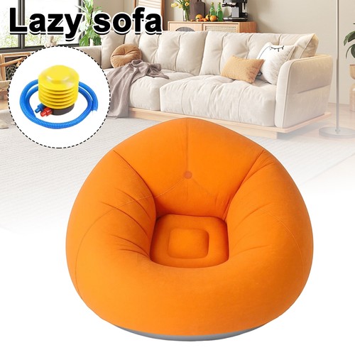 Inflatable bean bag chair with - inflatable,