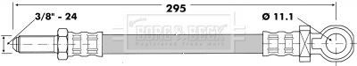 Borg beck bbh6529 brake hose - borg,
