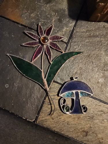 Antique stained glass wild - antique,