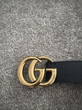 Black Gucci women's belt 4cm