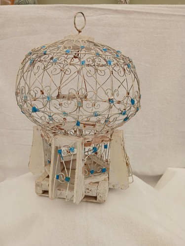 Vintage decorative bird cage - vintage,