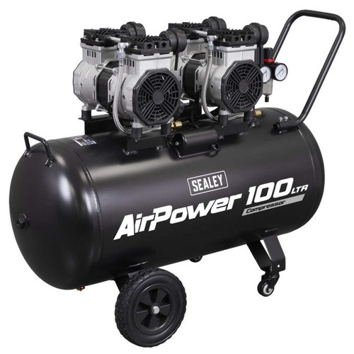 Sealey 100l oil free low - free, noise