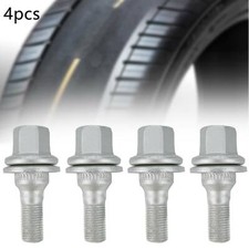 UK 4X Wheel Nuts Bolts Fit For Citroen Peugeot 206 207 208 308 407 3008 17mm HEX