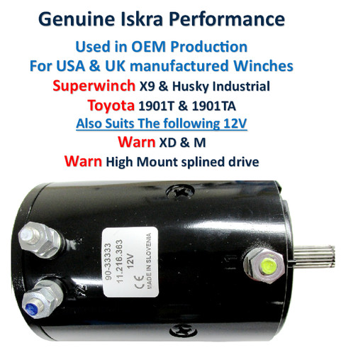 Winch motor mahle - oem, volt