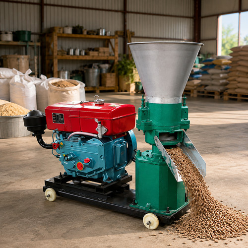 Small feed pellet machine - small,