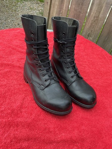 British army black boots - black,
