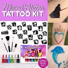 Childrens' Glitter Tattoo Kit