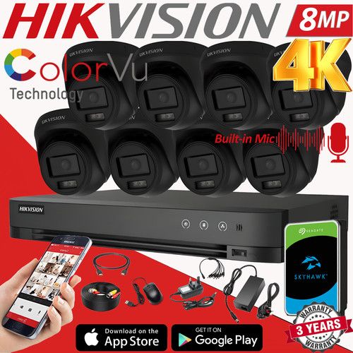 Hikvision cctv audio system - 4k,