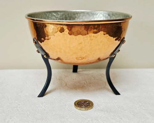 Swedish copper bowl legs - swedish,
