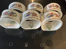 Aynsley English Bone China Pembroke, x Napkin Rings Boxed 6 ) 