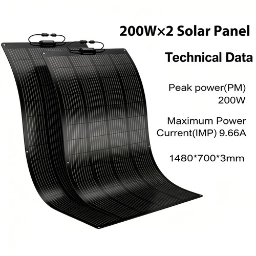 400w 200w flexible solar - 400w,
