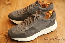 Viberg Grey Suede Shoes Trainers Sneakers Men's UK 9 US 10 EU 43