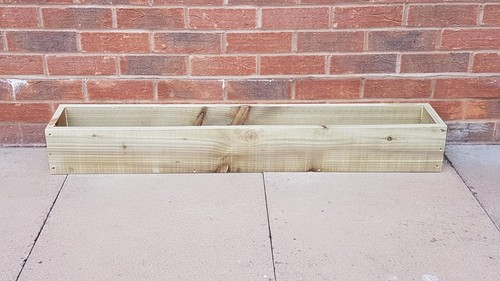 Handmade wooden window box - wooden,