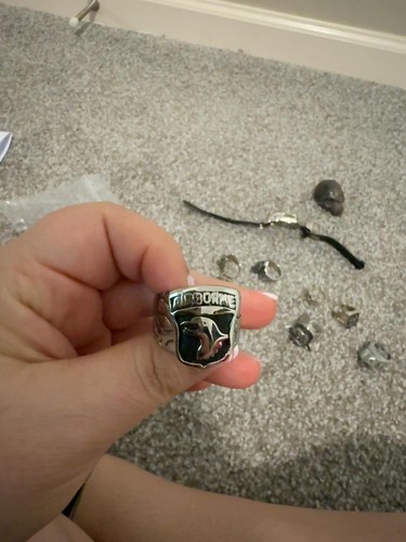 Lot men biker rings - biker, –