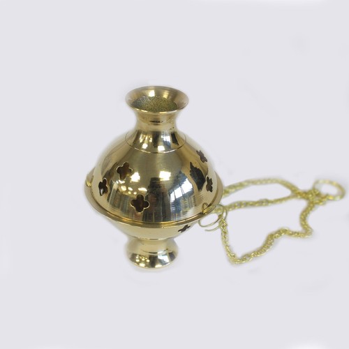 Hanging brass incense - hanging,