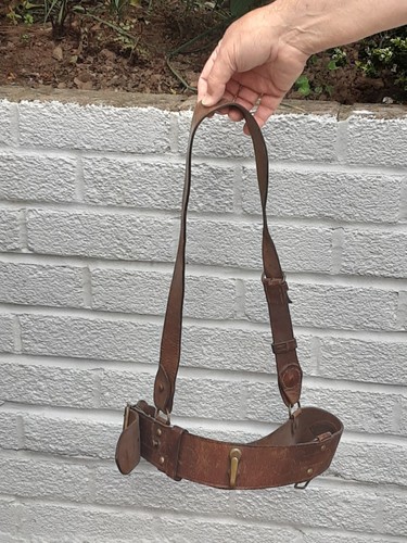 Ww1 sam brownie leather belt - brownie,