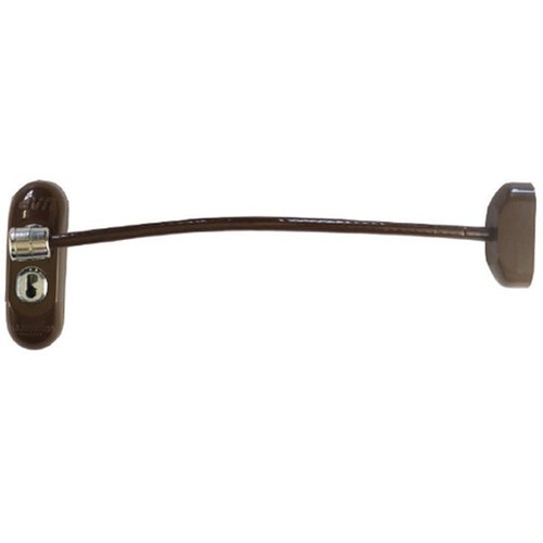 Dark brown window restrictor - dark,